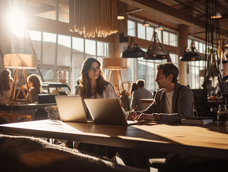 Équipe de conseillers financiers professionnels en consultation